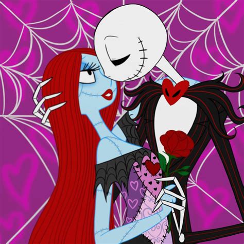 romantic jack and sally wallpaper